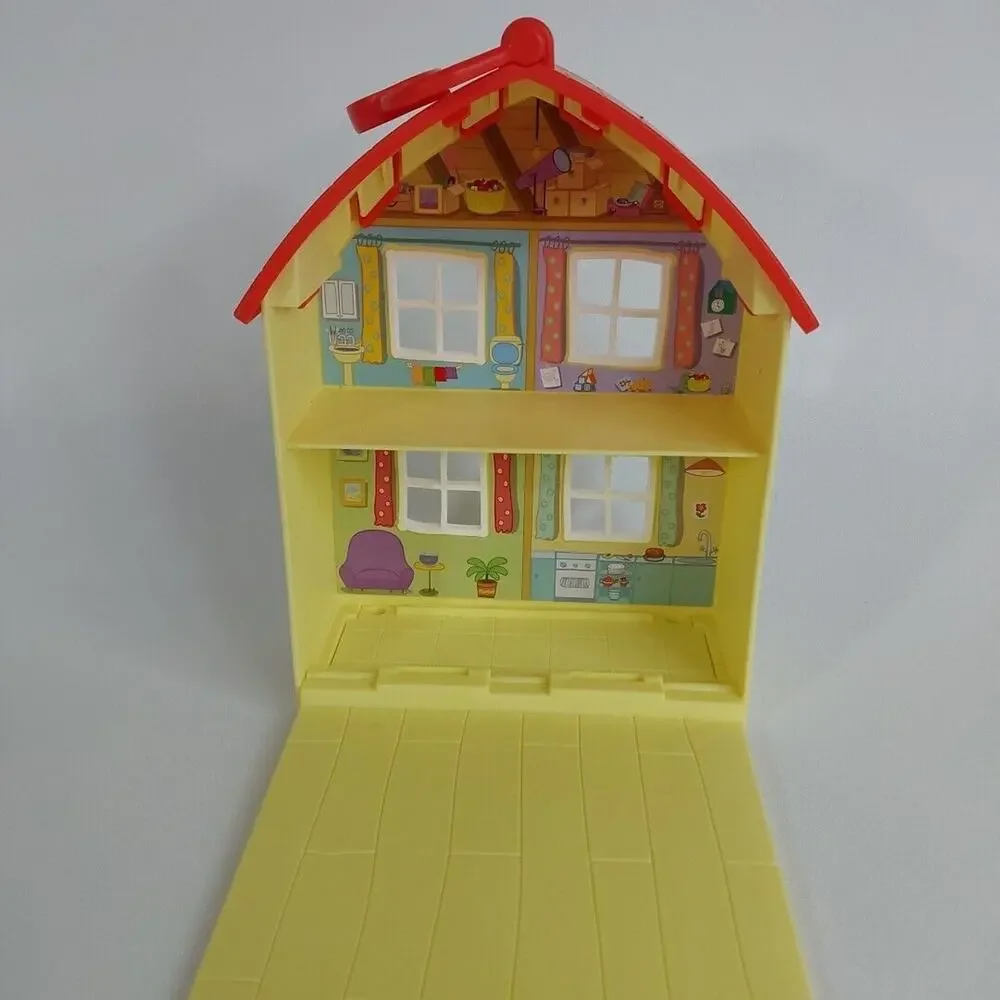 Small Fold‎ Up And Take Peppa House With Figures And Accesories Peppa Pig Family